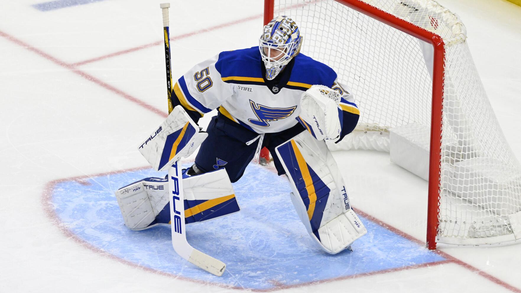 Jordan Binnington rebounds to post shutout, move up ranks in Blues franchise history